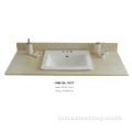 Popular products V4901GL-D01T bathroom countertops with built in sinks